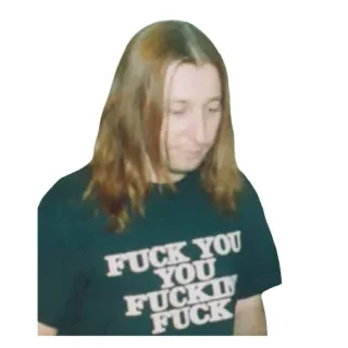 😘 FUCK YOU YOU FUCKIN FUCK obraźliwe, przekleństwa, wulgaryzmy, wulgarne telegram sticker