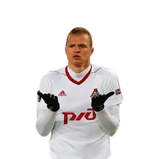 😨 男, アスリート, サッカー, スポーツ, ジェスチャー, 混乱 telegram sticker