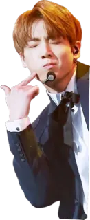 😏 middle finger, offensive gesture, celebrity, kpop, rude, singer telegram sticker
