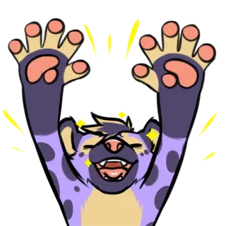 ✨ hyena telegram sticker