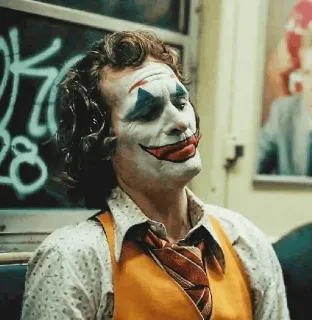 🃏 Joker Joker, clown, movie, character telegram sticker