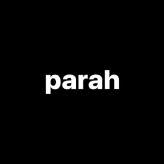 🐺 parah word, black, white, text, parah telegram sticker