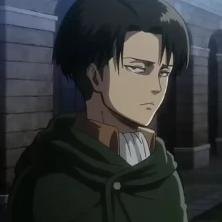 ✨ Levi Ackerman Attack on Titan Anime, Levi, Attack on Titan, Karakter, Manga telegram sticker
