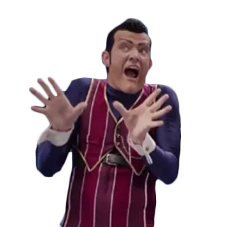 😱 Robbie Rotten LazyTown Robbie Rotten, LazyTown, złoczyńca, mem, śmieszne, kreskówka telegram sticker