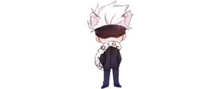 ✨ Satoru Gojo Jujutsu Kaisen Anime, Jujutsu Kaisen, Gojo, Satoru, Süß, Chibi telegram sticker