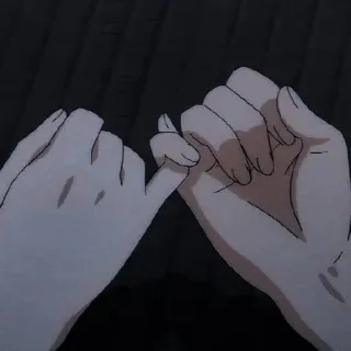 🤝 promesa, promesa meñique, acuerdo, manos, dedos telegram sticker