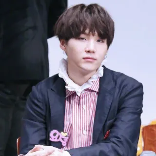 🍂 Suga kpop, bts, min yoongi, sänger, idol, koreanisch telegram sticker