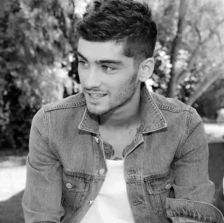 👑 Zayn Malik Sänger, Promi, Porträt, Mann, Jeansjacke telegram sticker