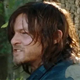 😤 Daryl Dixon The Walking Dead daryl dixon, the walking dead, personagem, homem, série tv telegram sticker