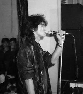 ☹️ chanteur, microphone, performance live, musique, concert telegram sticker