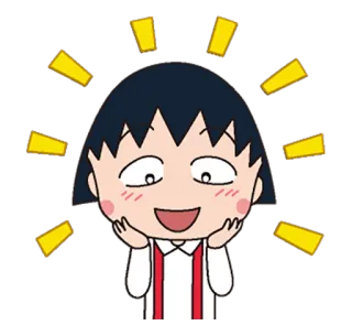 😳 アニメ, 女の子, 幸せ, かわいい, 漫画 telegram sticker
