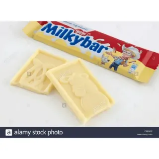 🍫 Milkybar candy, chocolate, white chocolate, nestle, sweets telegram sticker