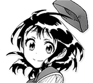 ☺️ Anime, Mangá, Garota, Desenho animado, Japonês, Personagem telegram sticker