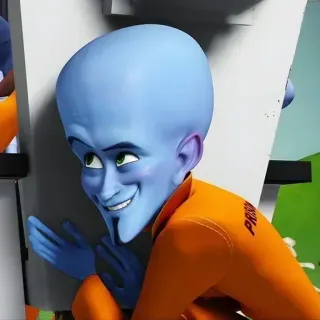 🌟 Megamind Megamind, Film, Dessin animé, Animation, Personnage, Méchant, Prison telegram sticker