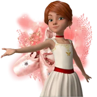 💁 ballerina, balletto, danza, ballerina, ragazza whatsapp sticker