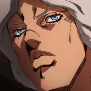🌊 Enrico Pucci JoJo's Bizarre Adventure Enrico Pucci, JoJo's Bizarre Adventure, anime, manga, villain telegram sticker