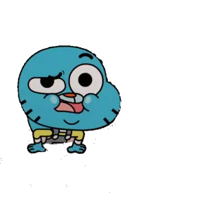 😯 Gumball Watterson The Amazing World of Gumball Cartoon, Katze, Animiert, Lustig, Gumball, The Amazing World of Gumball whatsapp sticker