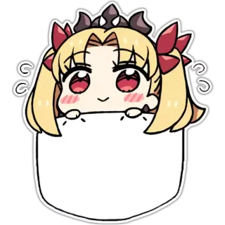 😊 Chibi, Mignon, Anime, Personnage, Sticker telegram sticker