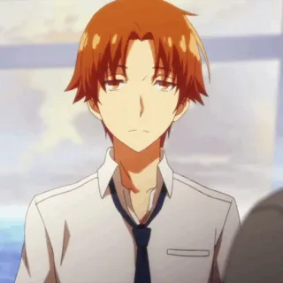 🎲 Ayanokoji Kiyotaka Classroom of the Elite Anime, Estudante, Menino, Escola, Sala de aula whatsapp sticker