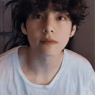 ☁️ V V, BTS, K-pop, cantante, celebridad, música telegram sticker