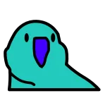 😂 птица, попугай, животное, милый, наклейка whatsapp sticker