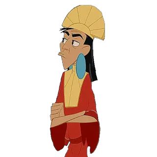😑 Kuzco The Emperor's New Groove การ์ตูน, ดิสนีย์, จักรพรรดิ, คูสโก, ตัวละคร telegram sticker