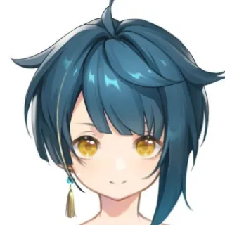 📎 Xingqiu Genshin Impact Anime, Gioco, Genshin Impact, Xingqiu, Personaggio whatsapp sticker