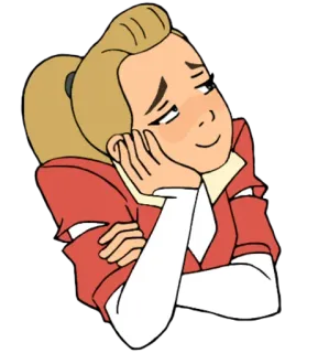 😚 Adora She-Ra and the Princesses of Power cartoon, animation, character, adora, she-ra, princess, pose telegram sticker