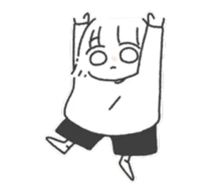 😬 Dibujos animados, Personaje, Lindo, Ilustración telegram sticker