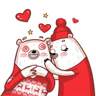 ☺️ orso, amore, cuore, cartone animato, animale, carino whatsapp sticker