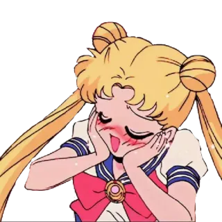 😳 Sailor Moon อนิเมะ, การ์ตูน, เซเลอร์มูน, น่ารัก, คาวาอิ telegram sticker