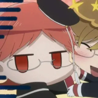 😅 Anime, Cartoon, Kawaii, Personages, Vriendschap, Schattig whatsapp sticker