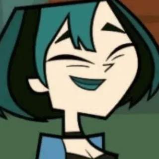 🐉 Gwen Total Drama Gwen, Total Drama, Dibujos animados, Anime, Personaje, Televisión whatsapp sticker