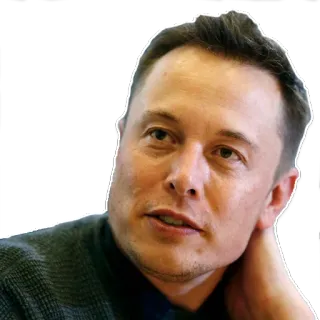 😀 Elon Musk Elon Musk, entrepreneur, business, tech, tesla, spacex telegram sticker