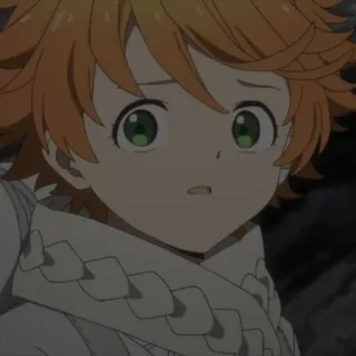 ⛓ Emma The Promised Neverland Anime, Personaje, Manga, Emma, The Promised Neverland, Chica telegram sticker