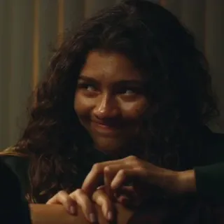 💉 Zendaya actress, celebrity, woman, portrait telegram sticker