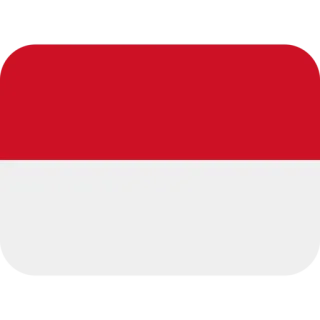 🇲🇨 bandera, indonesia, mónaco, pixel art, país telegram sticker