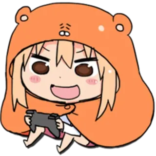 🥧 Umaru Doma Himouto! Umaru-chan Anime, Chibi, Umaru, Himouto, Mignon, Kawaii, Gaming whatsapp sticker