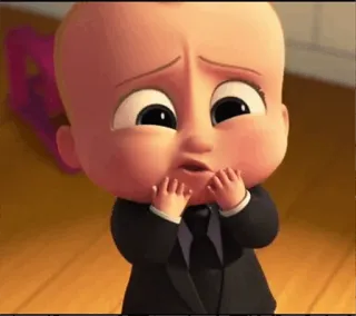 😱 Boss Baby The Boss Baby hoạt hình, em bé, áo vest, cà vạt, hài hước, hoạt họa whatsapp sticker