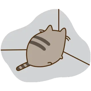 👉 Pusheen 猫, pusheen, 漫画, ステッカー, 動物 telegram sticker