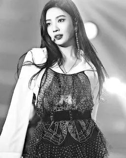 🍩 woman, singer, kpop, fashion, music whatsapp sticker