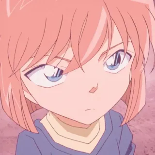🌷 Ai Haibara Detective Conan anime, detective conan, ai haibara, manga, cartoon, character telegram sticker