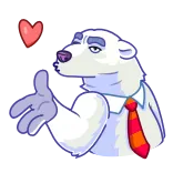 😘 beer, cartoon, liefde, hart, dier, schattig whatsapp sticker