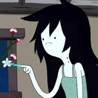 🖤 Marceline Adventure Time cartoon, vampire, Marceline, Adventure Time whatsapp sticker