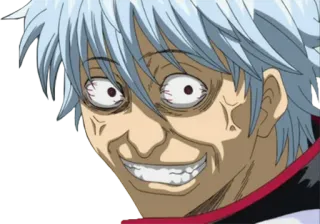 😁 Gintoki Sakata Gintama Anime, Gintama, Gintoki Sakata, Divertido, Comedia, Expresión telegram sticker