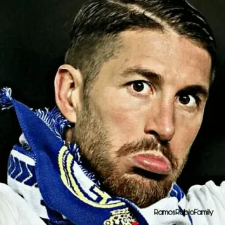 ❇️ Sergio Ramos RamosRubioFamily calcio, calcio, atleta, sport, Sergio Ramos, Real Madrid telegram sticker