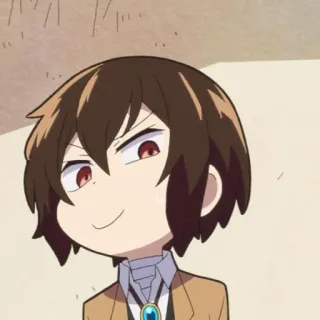 🧳 Dazai Osamu Bungou Stray Dogs Anime, Manga, Bungou Stray Dogs, Dazai Osamu, Personnage telegram sticker