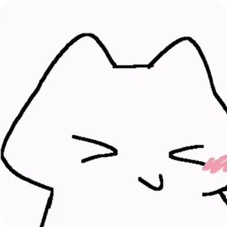 😚 cat, cute, animal, kawaii, cartoon, sticker telegram sticker