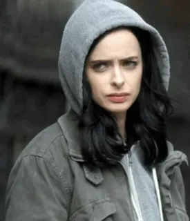 🥀 Jessica Jones Jessica Jones, Super-héros, Marvel, Série TV, Personnage, Femme, Sweat à capuche telegram sticker