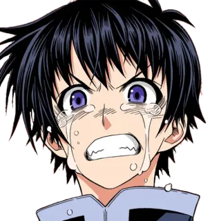 😭 anime, manga, llorando, triste, emocional, chico telegram sticker